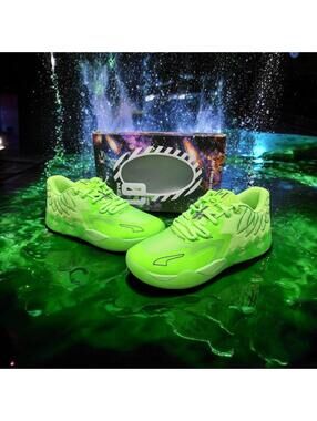 🏀🏀🏀PUMA MB 01 VOLT BASKETBALL SHOES LA MELO BALL SKU#376941-07 SIZE 11.5